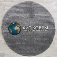Турецкий ковер Elite Shaggy 0000 Темно-серый круг